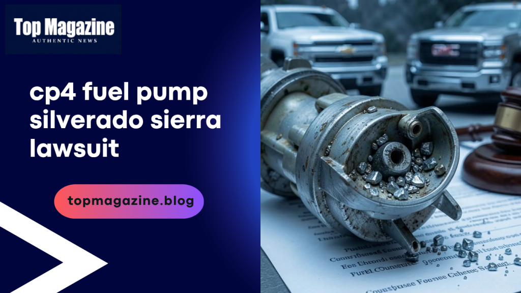 CP4 Fuel Pump Silverado Sierra Lawsuit: Proven Guide 2026 CP4 Fuel Pump Silverado Sierra Lawsuit Proven Guide 2026